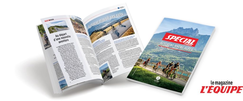 Dossier velo 6 pages dans l'Equipe magazine, le vélo mis a l'honneur dans ce dossier spécial.