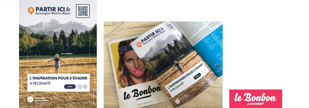 Annonces presse : Le Bonbon magazine présente Partir-ici.fr