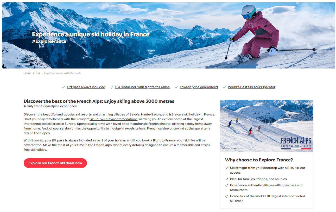 Campagne digitale de promotion des alpes françaises