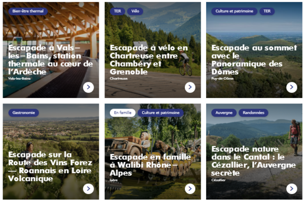 Des escapades pour inspirer